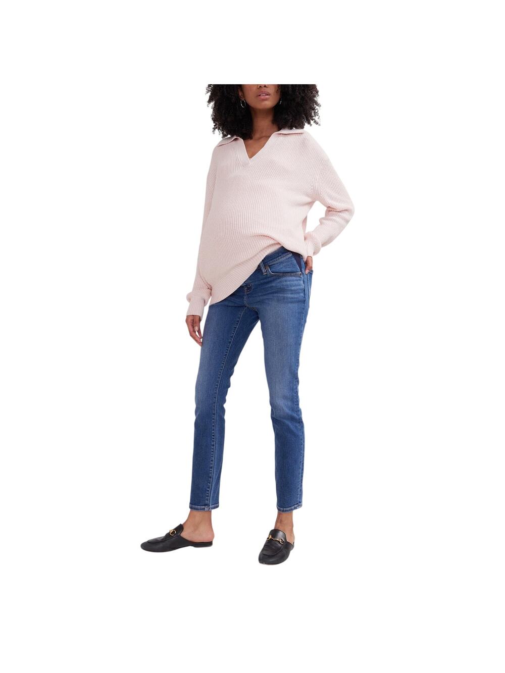 Hatch Slim Indigo Maternity Denim Jeans Size 25